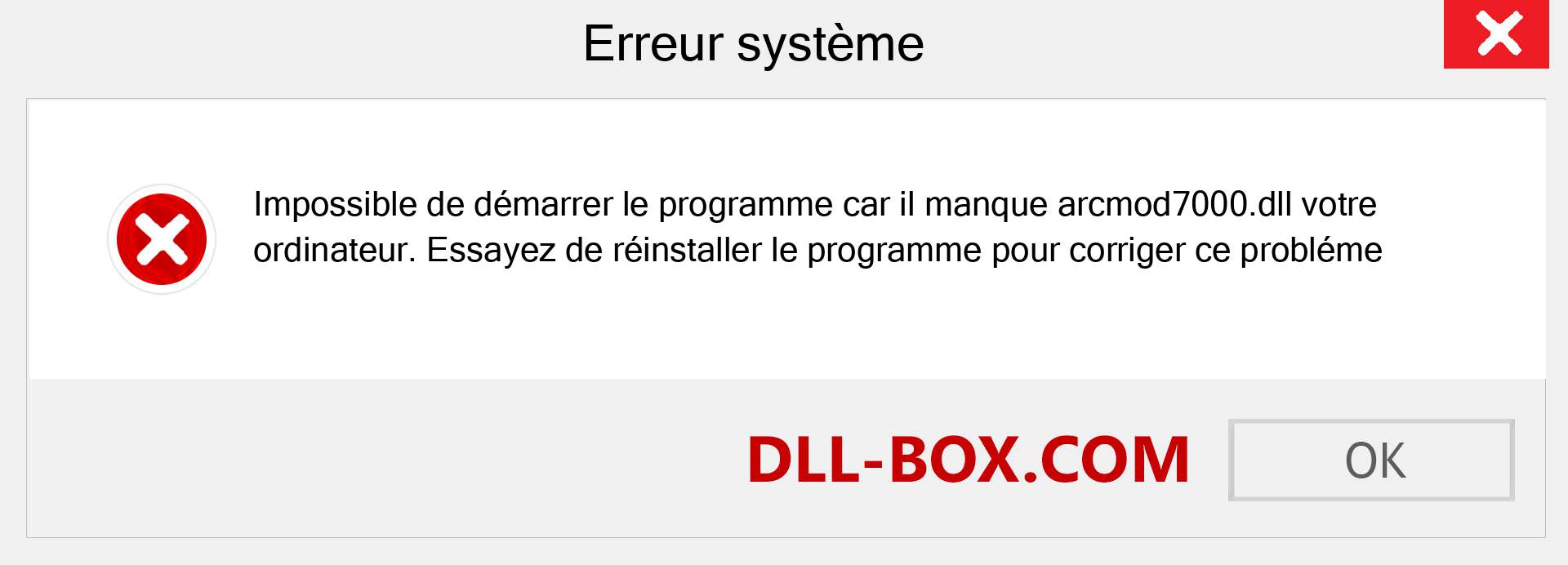 Le fichier arcmod7000.dll est manquant ?. Télécharger pour Windows 7, 8, 10 - Correction de l'erreur manquante arcmod7000 dll sur Windows, photos, images